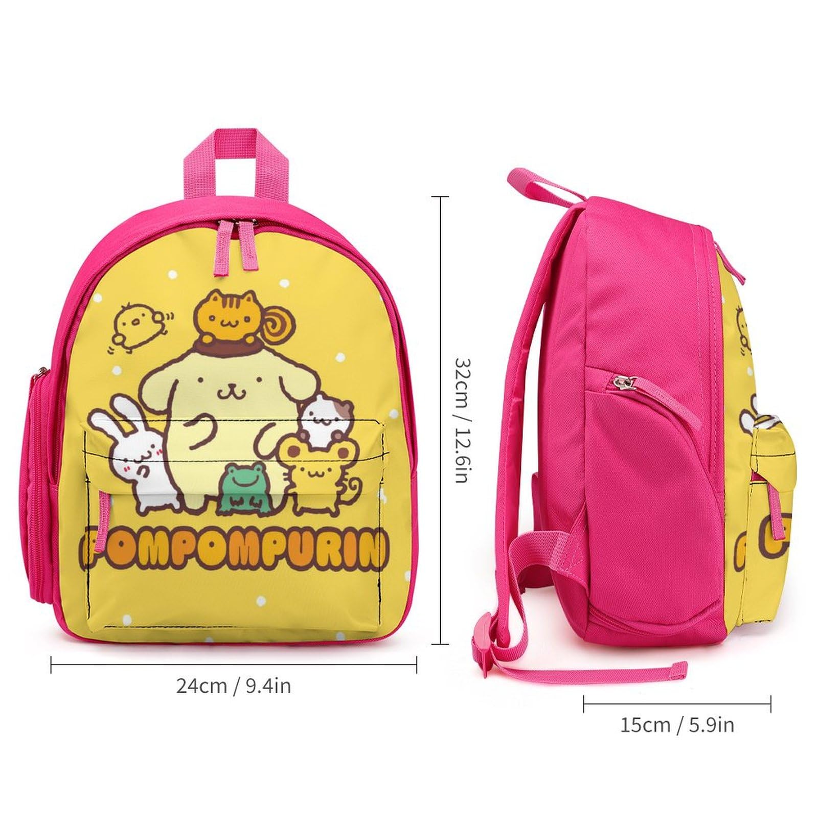 Amazon.co.jp: リュック ポムポムプリン イエロー ショルダーバッグ